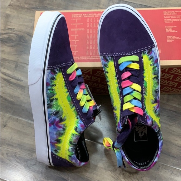 VANS OLD SKOOLTHE DYE Mysterioso/true white men’s - Picture 14 of 16